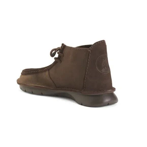 NWB Clarks Colehill Wally Chukka Suede Boots Dark Brown Nubuck Men’s Size 11.5 - Picture 4 of 12